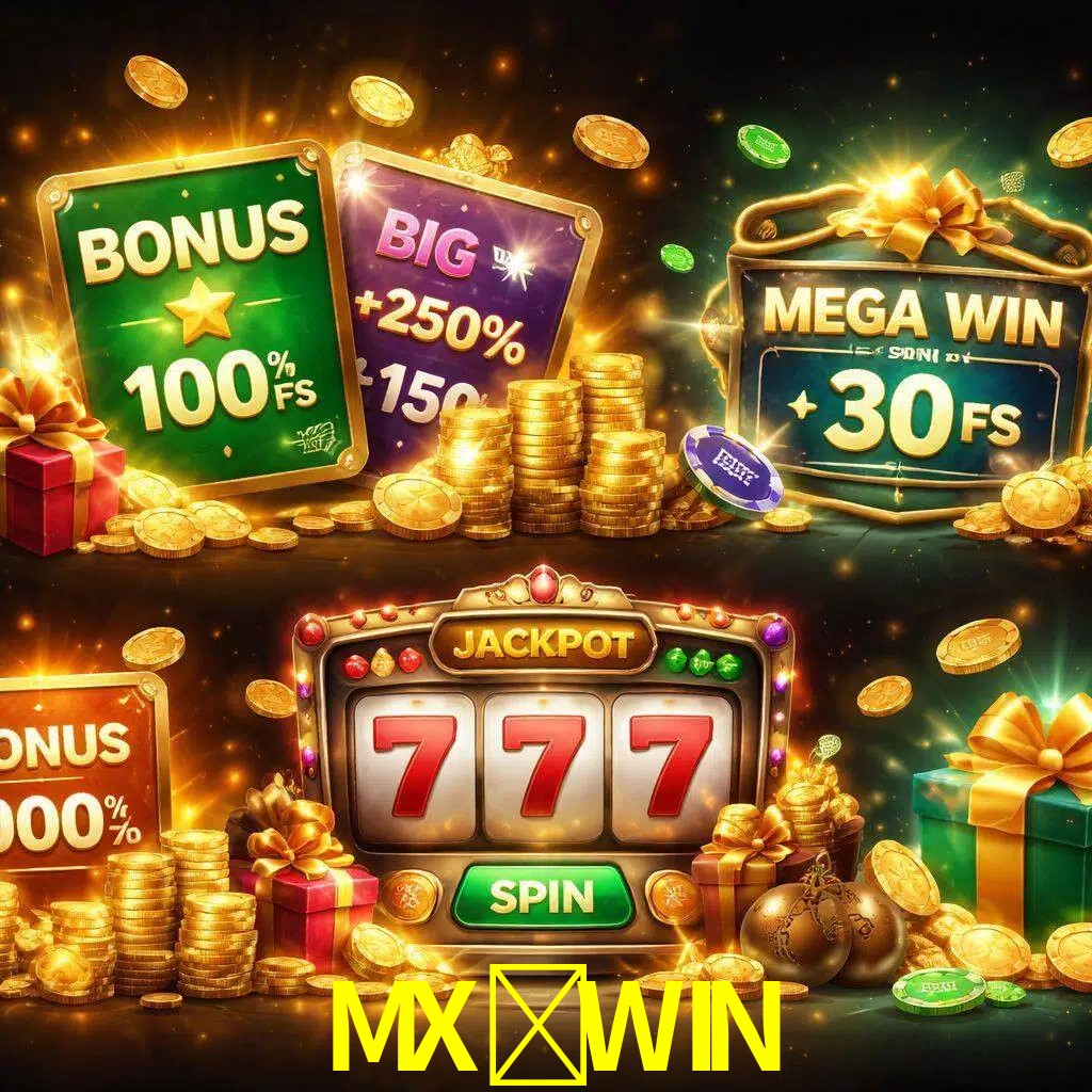 Tipos de bonos MX-WIN incluyendo recompensas de bienvenida y promociones continuas