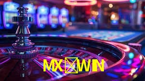 Interfaz de la app móvil MX-WIN en un smartphone moderno